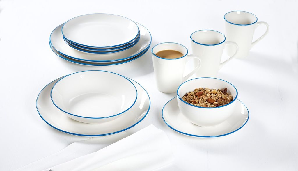 Speiseteller 26,5cm 6er Set Adela blau