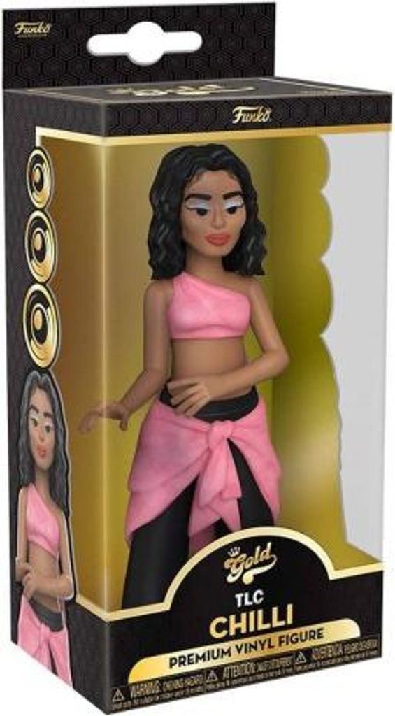 Funko Premium Vinyl Gold Figure Rocks Tlc Chilli Neu!