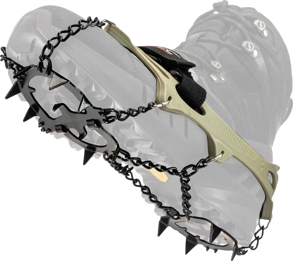 Crampons Nortec Alp Forest Taille M - Micro-crampons vert militaire - 4