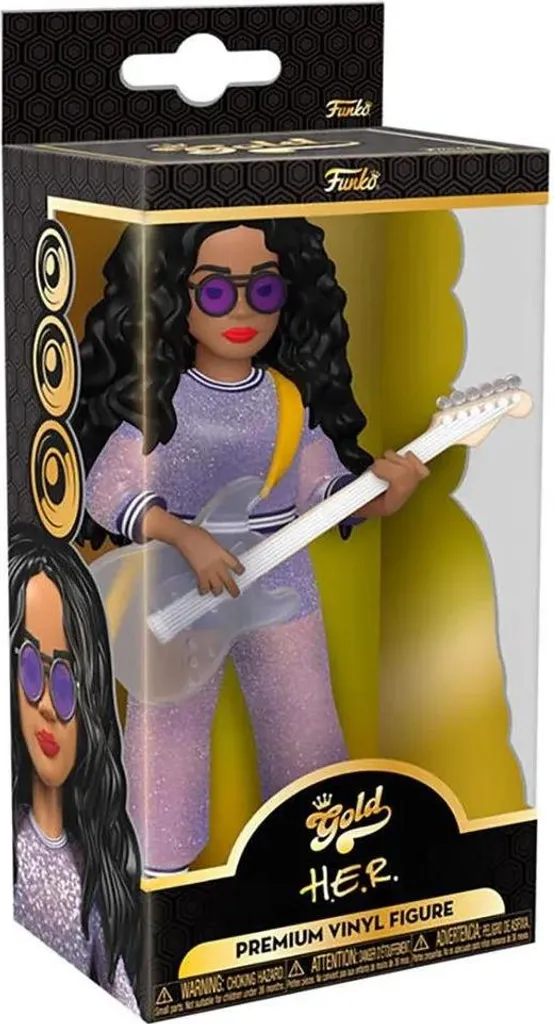 Funko Gold H.E.R. Premium Figurine de 12 cm de Collection Musique