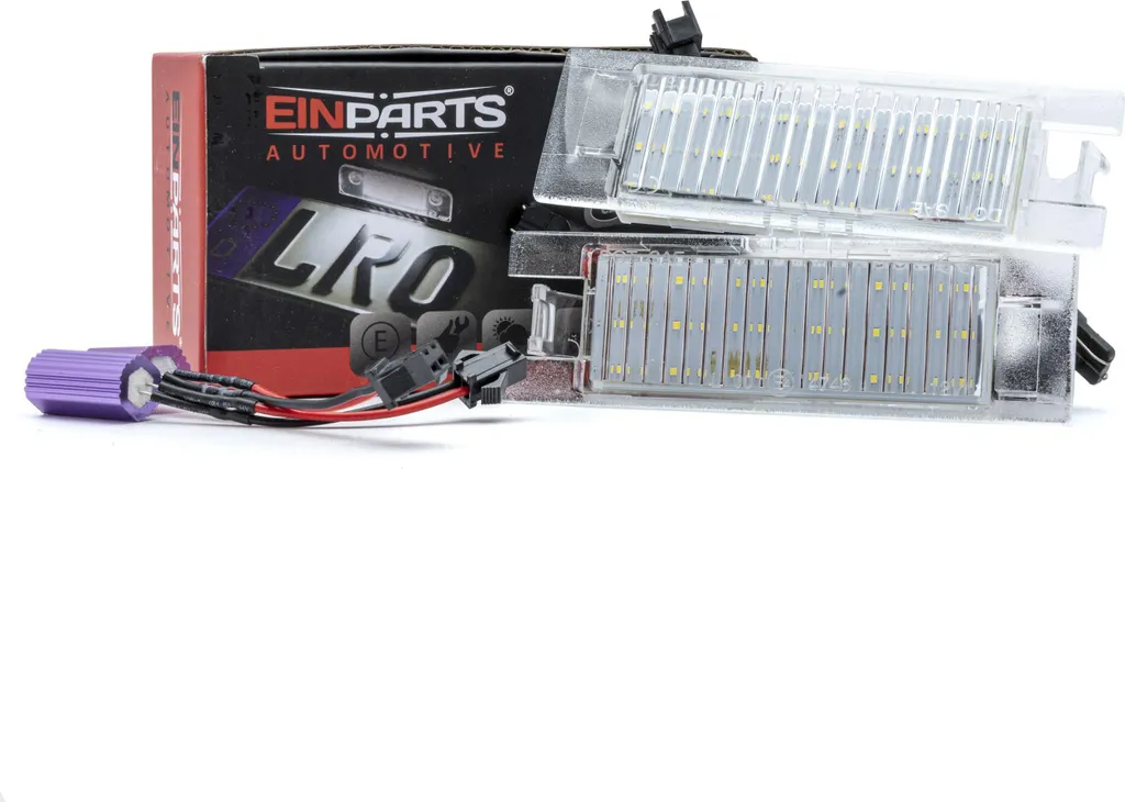 Éclairage LED plaque pour Fiat Doblo et Bravo : pack de 2 modules blanc