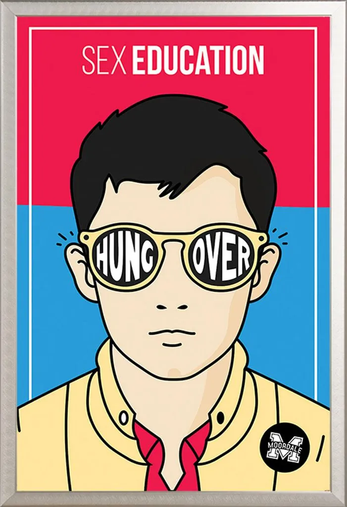 Regalo Sex Education Poster Hungover Cornice Shinsuke Argento 61x91