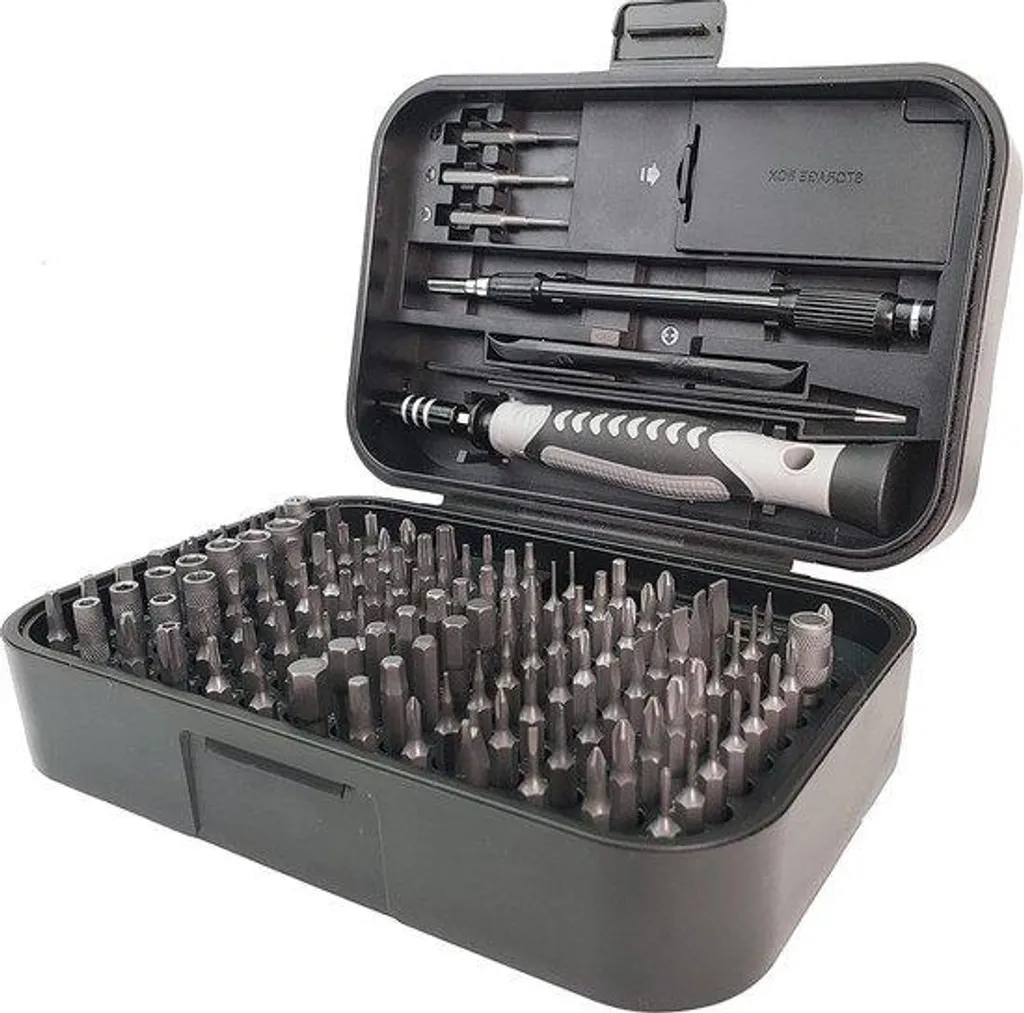 Kit d'outils de vissage 130 en 1 complet pour réparation électronique