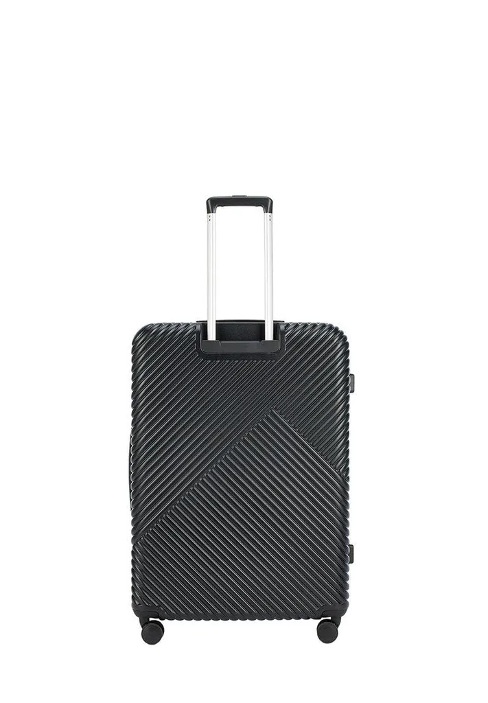 Valises de voyage rigides noires lot de 3 ultra résistantes légères - 2