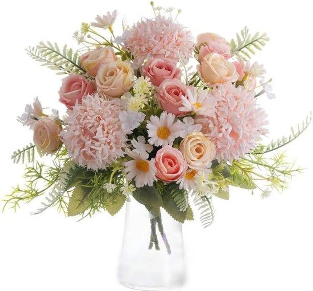 Décoration de mariage avec fleurs artificielles et centres de table