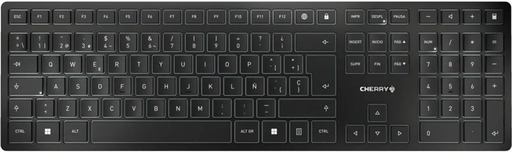 Clavier Rechargeable Cherry KW 9100 SLIM - Double Mode Sans Fil QWERTY