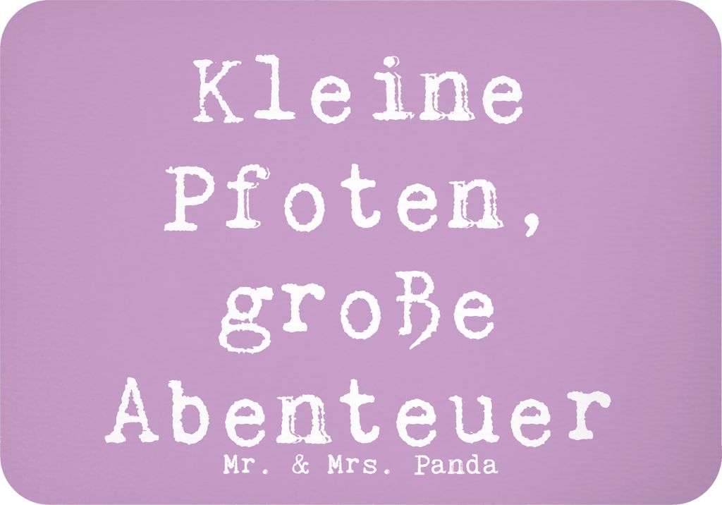 Mr. & Mrs. Panda magnet Spruch Chihuahua Abenteuer - Lavendeltraum - Geschenk, Kühlschrankmagnet, Hunderassen Eigenschaften, küchenmagnet, zettel...