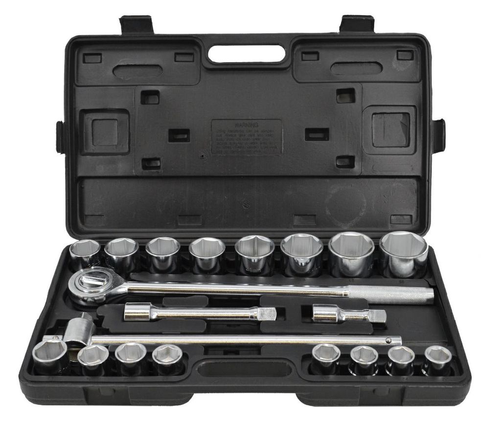 AWTOOLS 21-teiliger Schraubenschlüsselsatz 3/4"" / Kunststoffkoffer