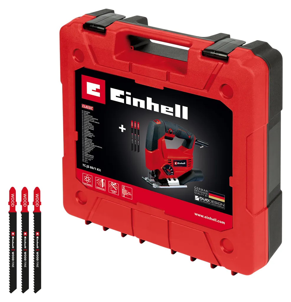 Scie sauteuse TC-JS 80 Einhell - Coupe précise bois et acier 600W - 3