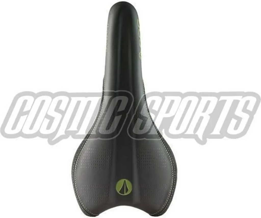 Selle de vélo VTT SDG Radar Rails CroMo Coloris Noir et Vert Olive