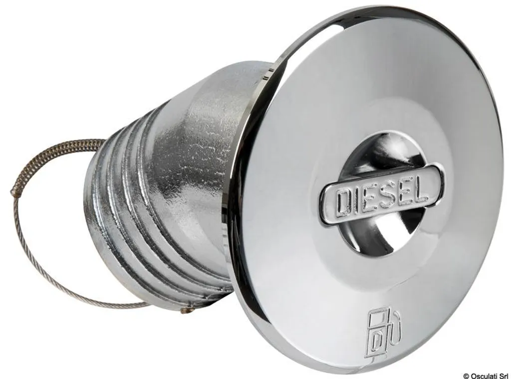 Goulotte de remplissage 50mm pour réservoir diesel de bateau
