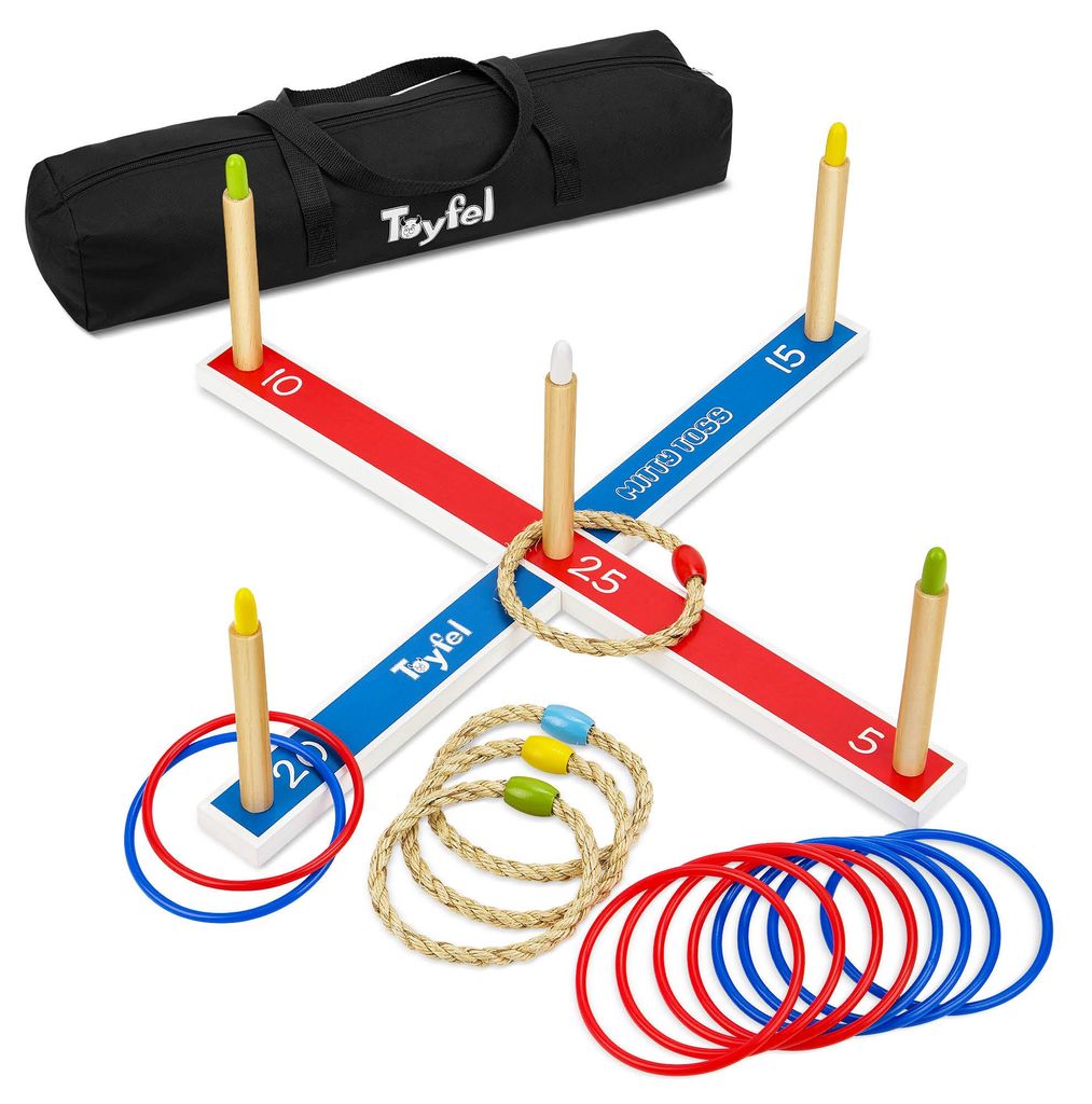 Toyfel Ringwurfspiel Kinder Outdoor XXL Mitty Toss