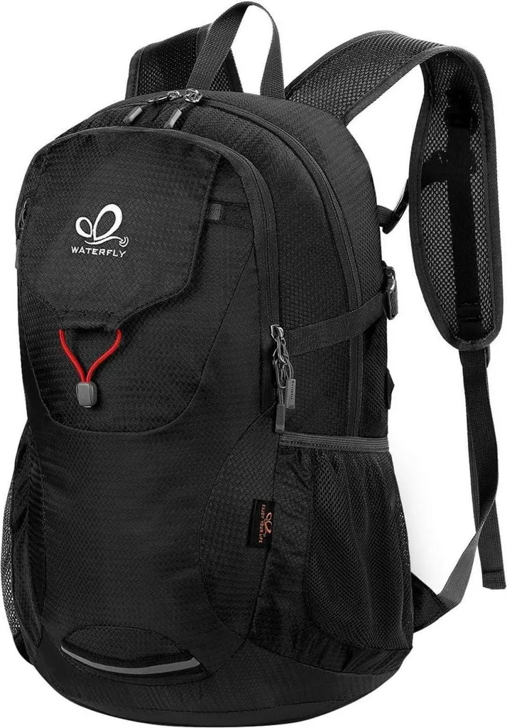 Sac à dos de marche 30L pliable et imperméable avec zone humide dédiée