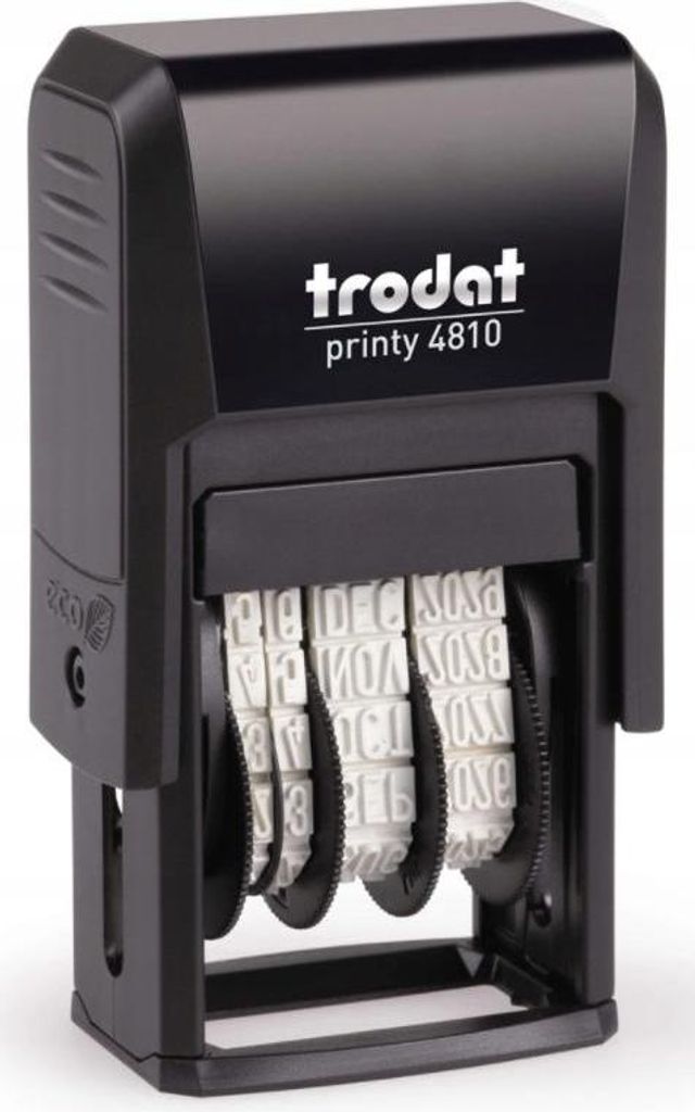 trodat Datumstempel Printy ISOschw+Kissenschw 4810 Image du produit 