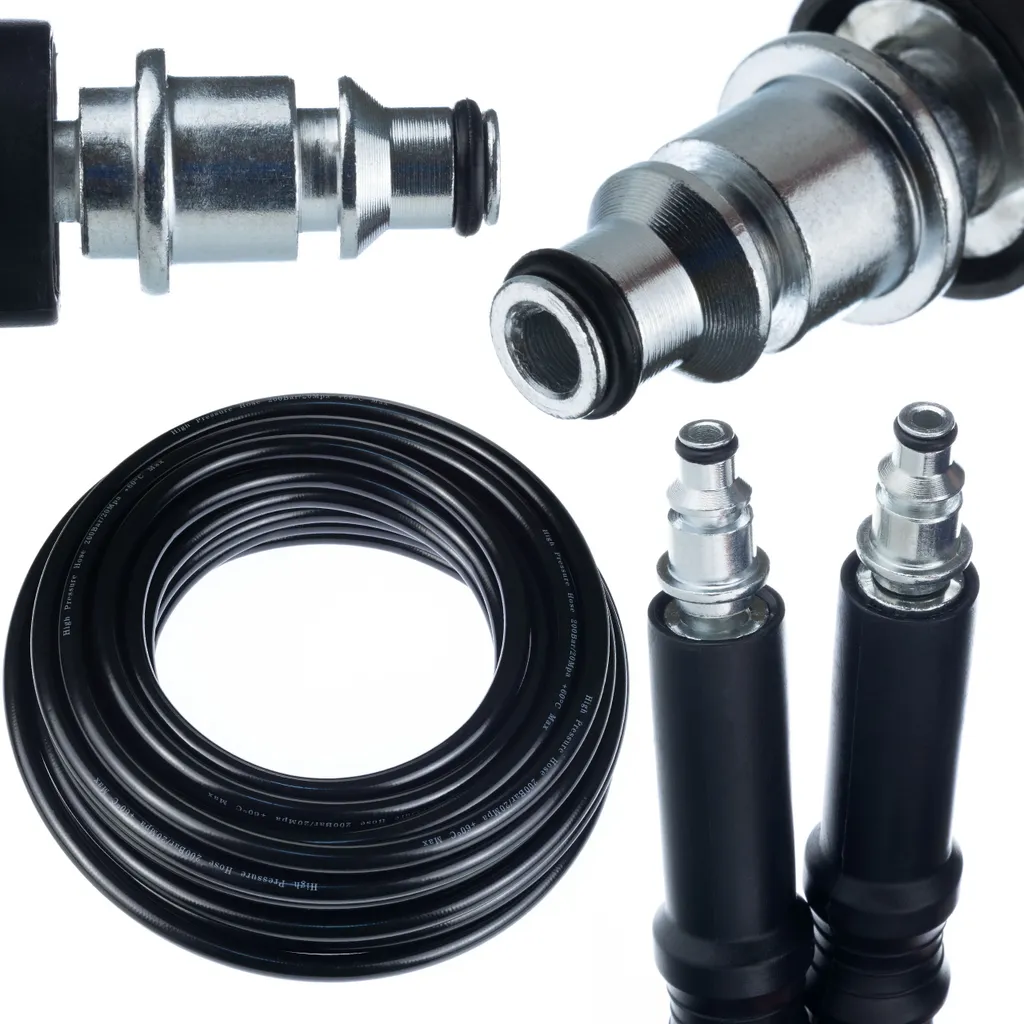 Tubo Idropulitrice 10m Rosfix per Bosch AQT | Alta Pressione 200Bar