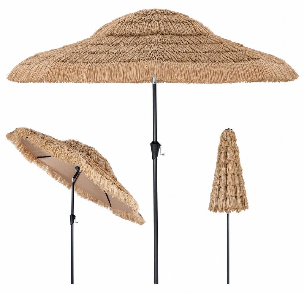 COSTWAY, ombrellone da giardino "Hawaii" da 250 cm, con Immagine del prodotto 