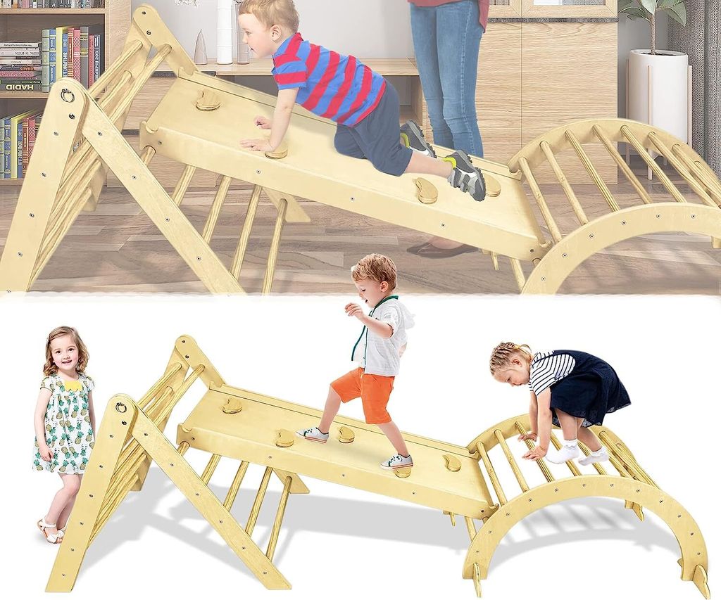 YARDIN 3 in 1 Kletterdreieck & Leiter & Rutsche für Produktbild 