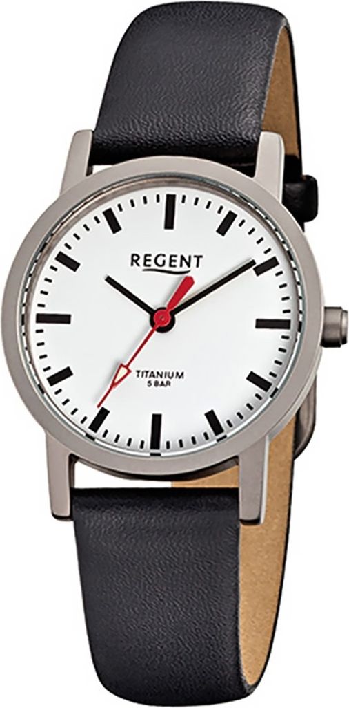 Regent Titan Damen Uhr F-240 Quarzuhr Armband schwarz D2URF240