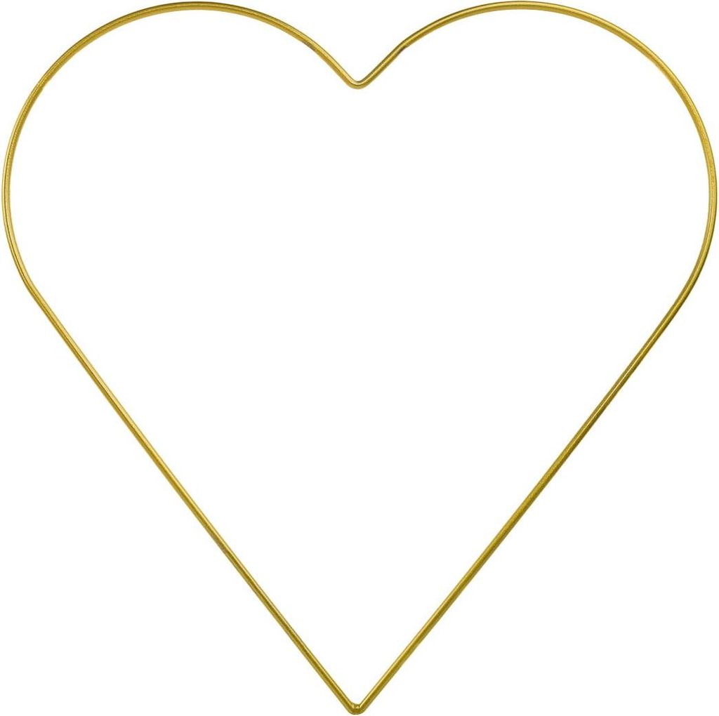 Traumfänger Herz 25cm gold 1 Stk.