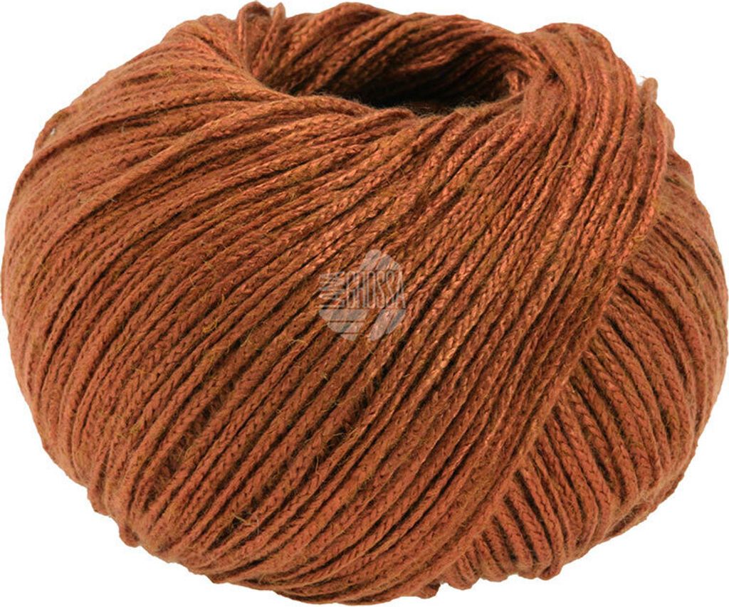 A ball of yarn on a white background.