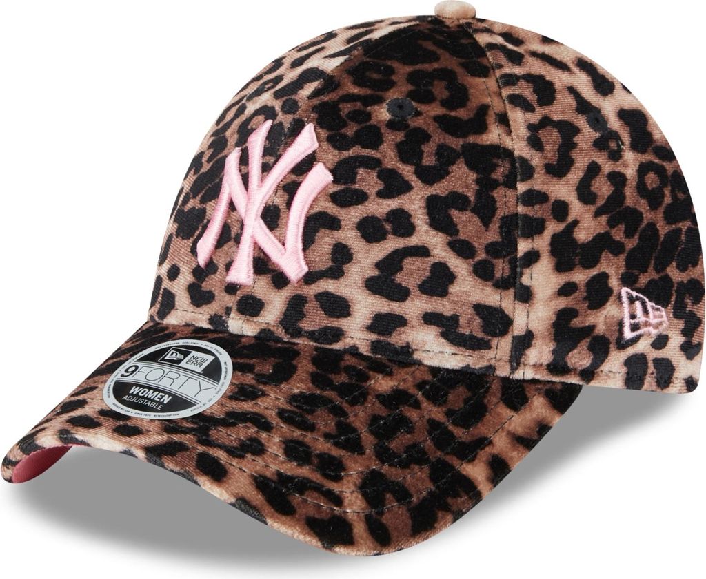 New Era Women MLB 9FORTY Velours Leopard Cap New York Produktbild 
