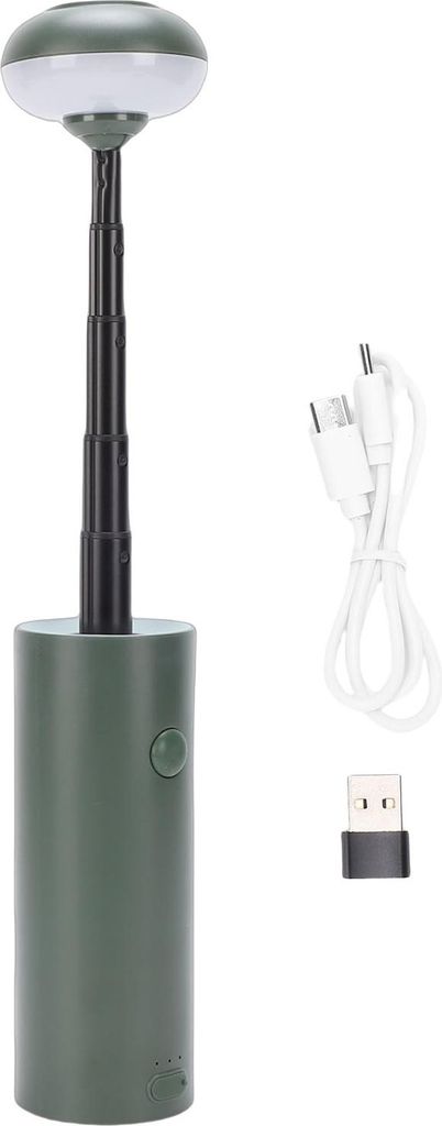 Teleskop-Campingleuchte 3 Modi Magnetisch Wasserdicht Hohe Helligkeit Wiederaufladbare Teleskop-Campinglaterne mit Powerbank-Funktion