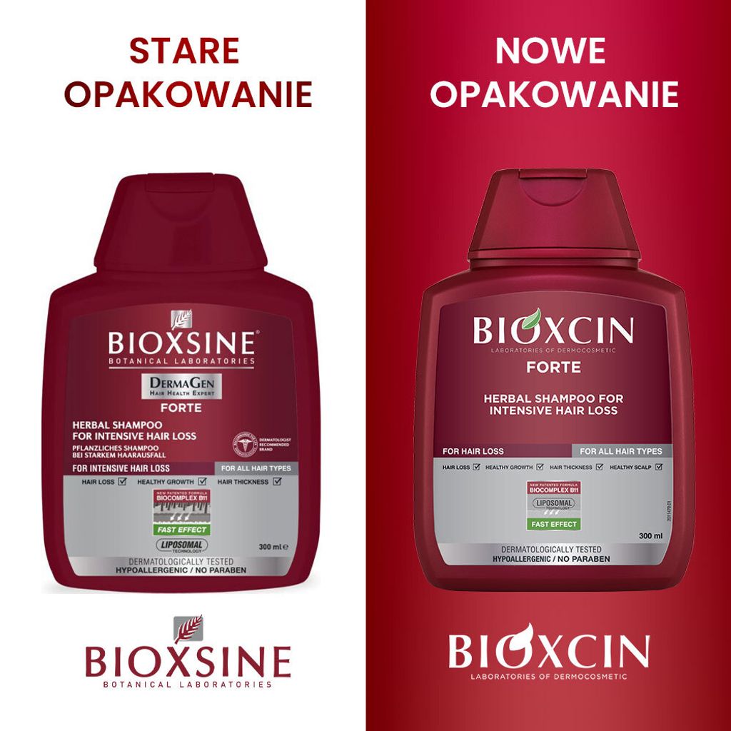 Bioxcin Forte Szampon przeciw silnemu wypadaniu włosów 300 Zdjęcie produktu 3