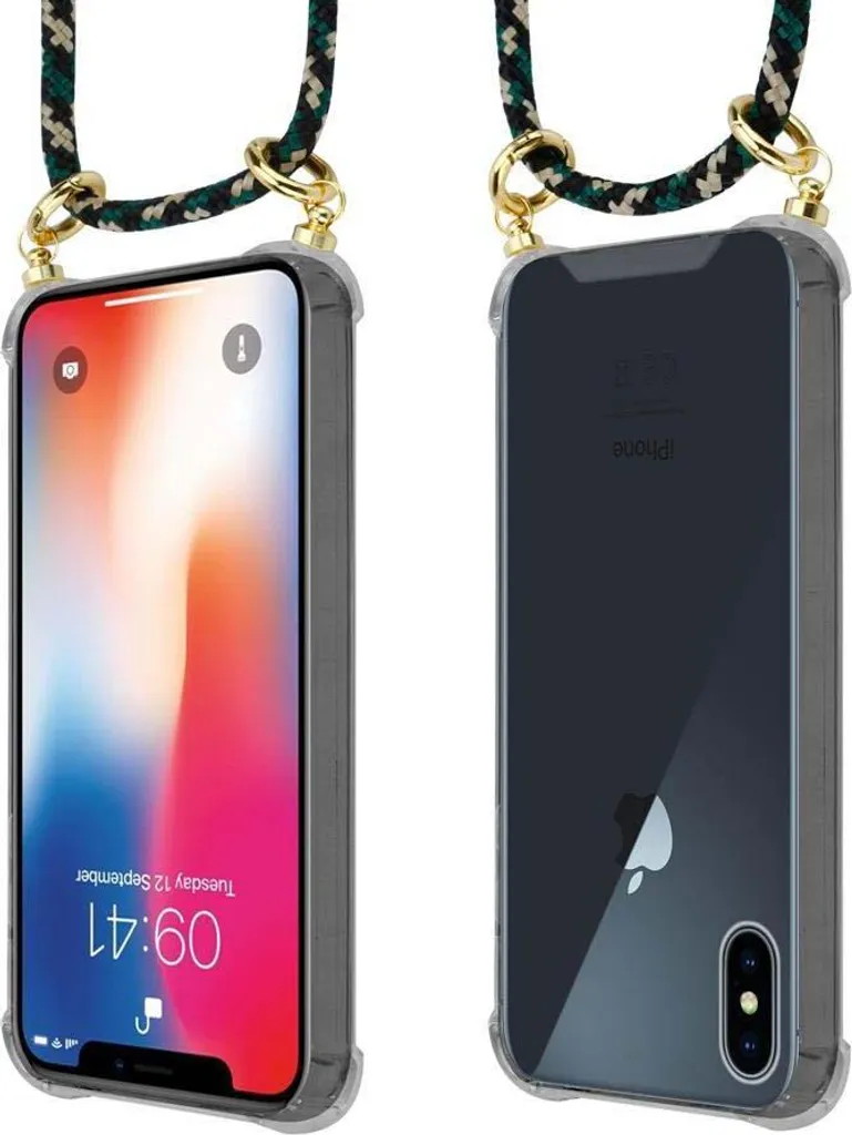 GoodcAcy Custodia Compatibile con iPhone X/iPhone XS, Custodia da Collo