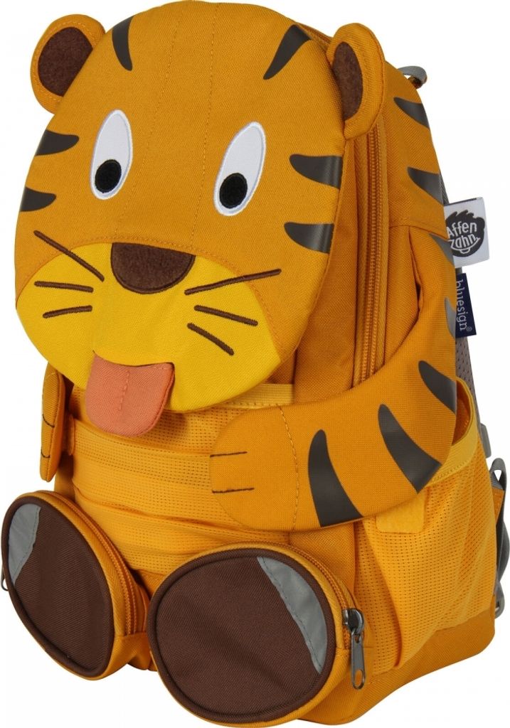 AFFENZAHN Große Freunde Tiger Rucksack Kinder gelb Produktbild 5