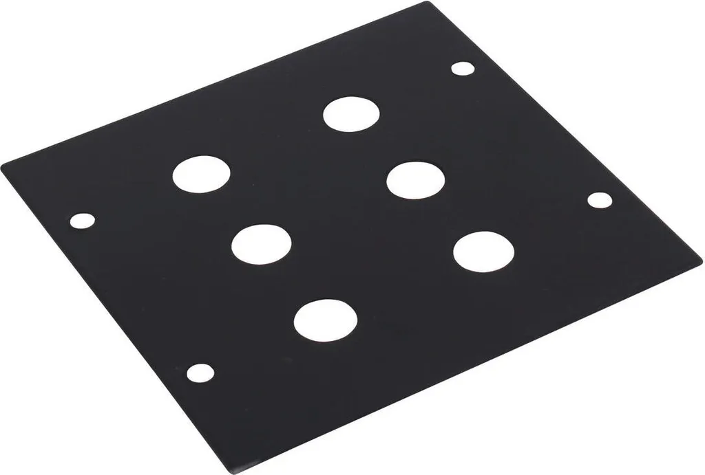Pannello Modulare Omnitronic 2U 6x Jack 88x88mm - Design Nero