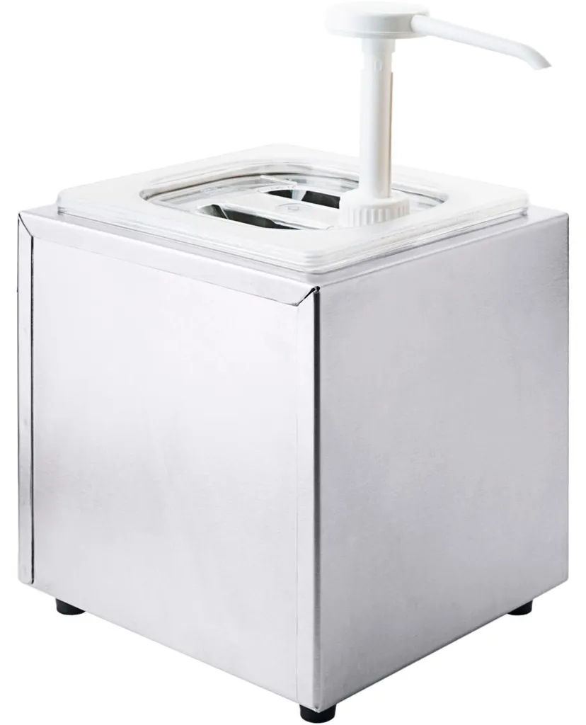 Distributeur de sauce compact 215 mm avec pompe de dosage précise