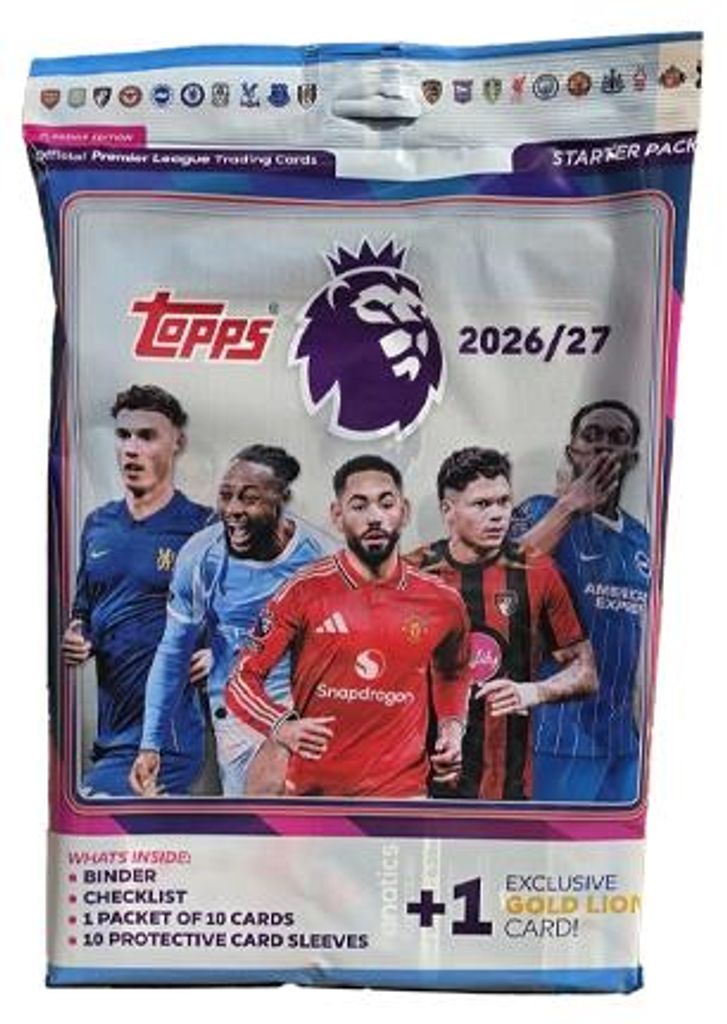 Zestaw startowy Topps Premier League, sezon 2026/27 Zdjęcie produktu 