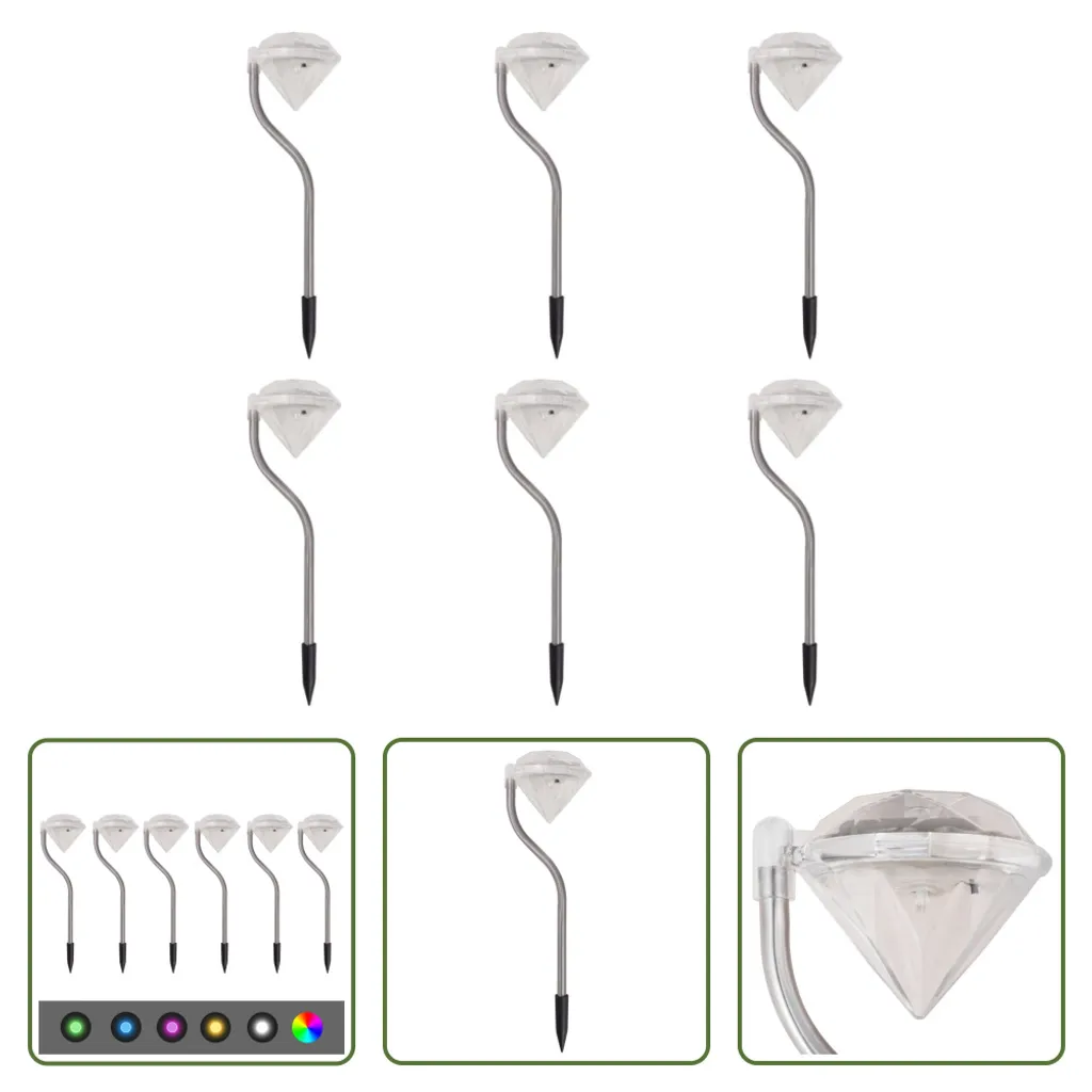 Luci Solari LED 6 Pezzi The Living Store | Alta Efficienza e Risparmio