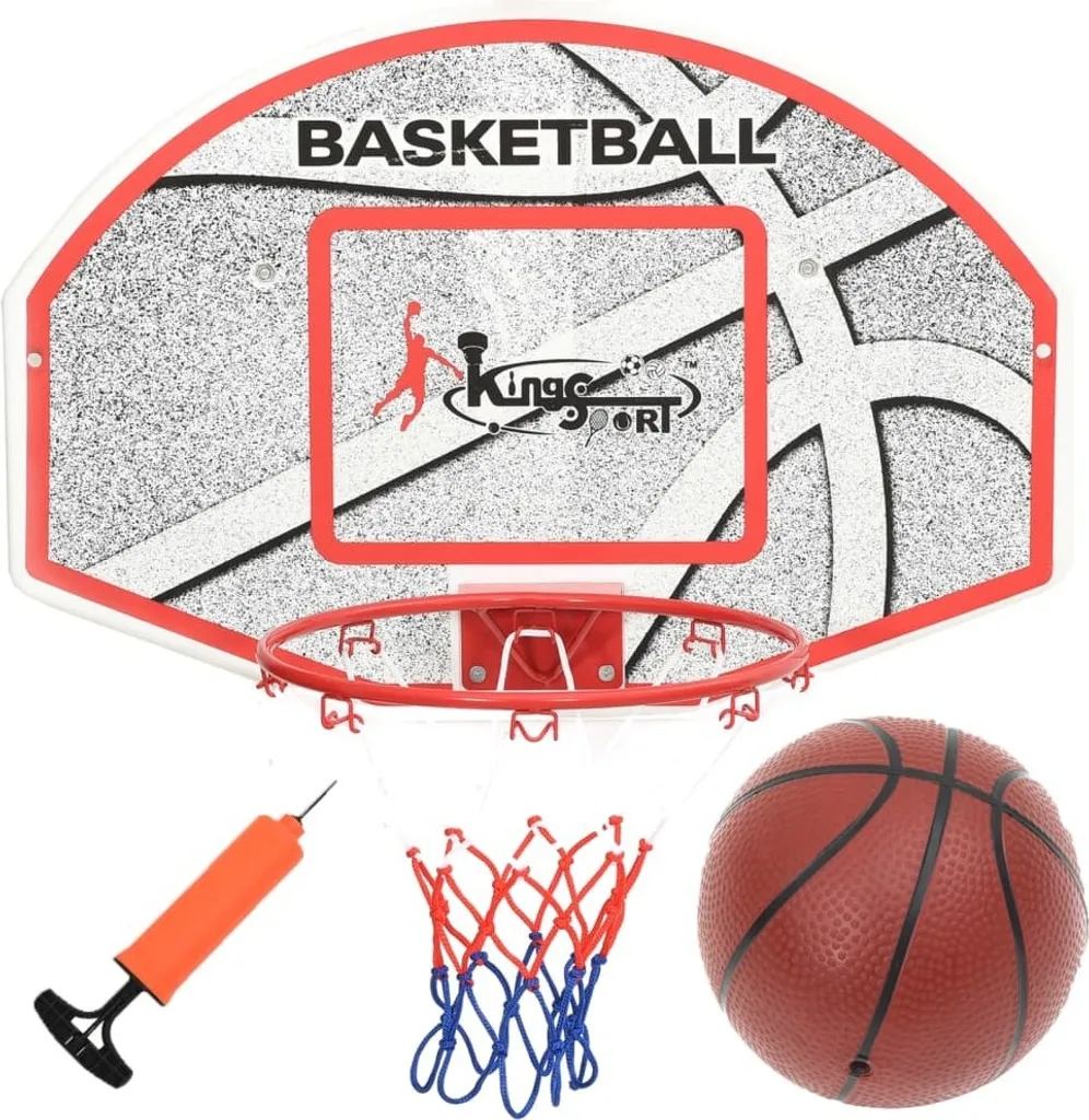 Panier de basket mural 66x44,5 cm : fini l'encombrement au sol !