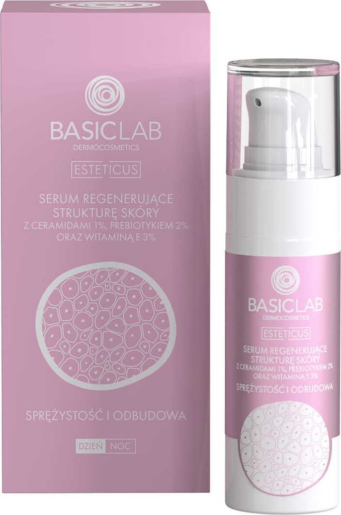 Basiclab Serum Regenerating Skin Structure with Ceramides 1% Resilience and Restoration 30ml