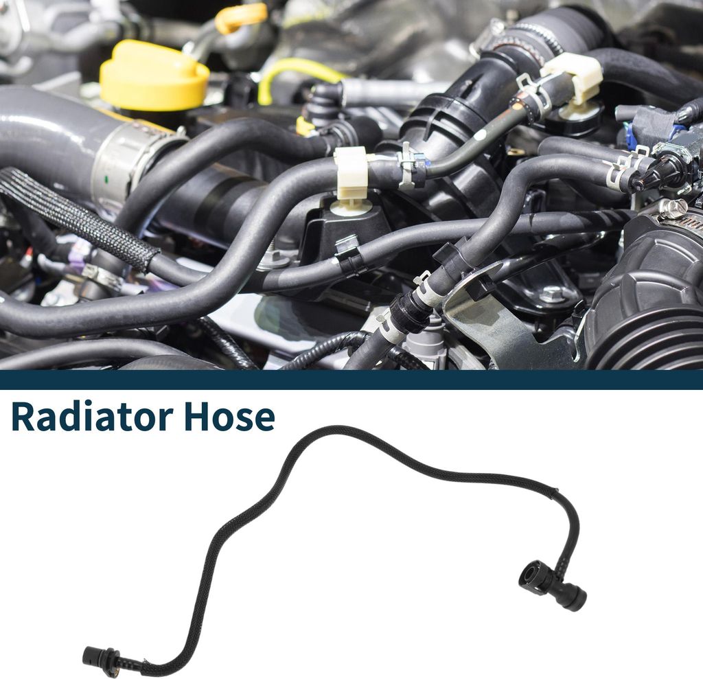 Kühlerschlauch Heizerschlauch Kühlwasserauslassschlauch für BMW X1 XDrive25Le F49 1.5T 2016-2020 Nr.11158654625 Gummikühlerschlauch Schwarz 1 Stk