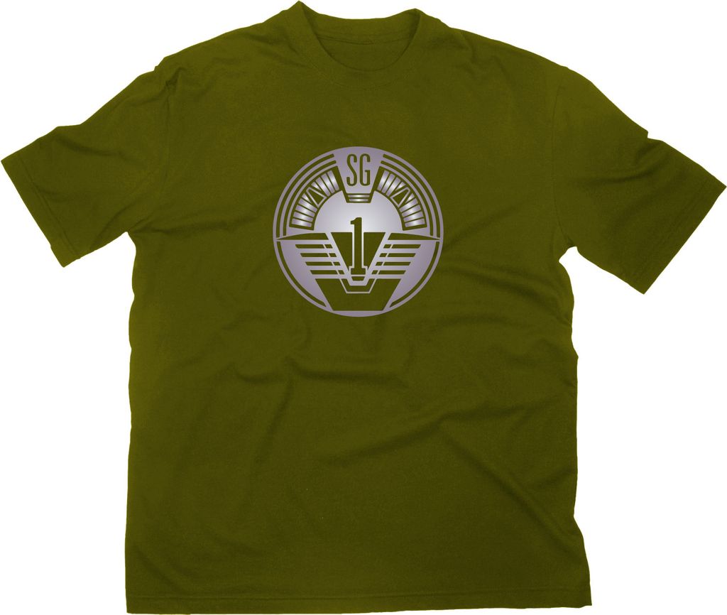 Styletex23 T-Shirt SG1 Logo, oliv, XL