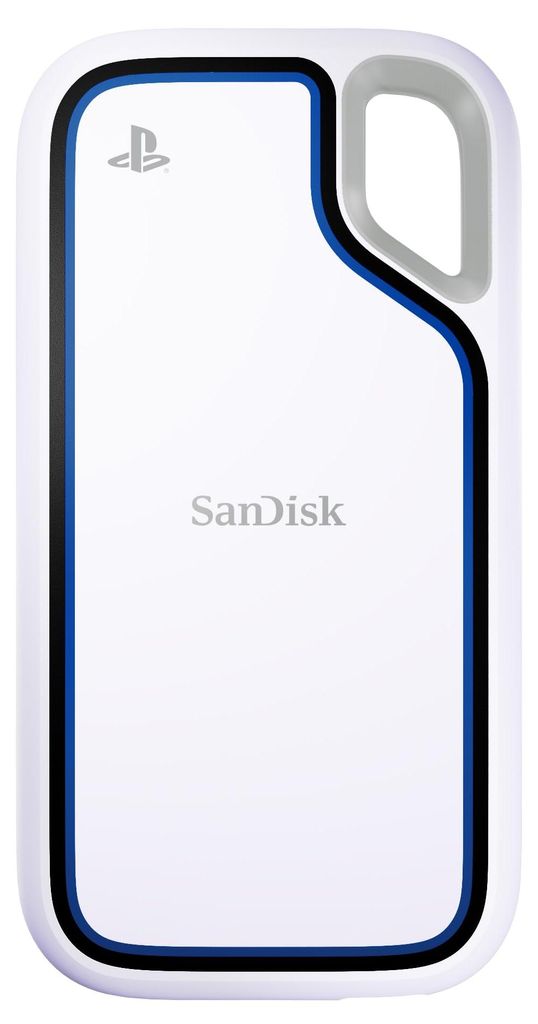 SANDISK Extreme Portable SSD 1TB (Offiziell Lizenziert für PlayStation 5 und PC's, Externe SSD, NVMe-SSD-Performance, Lesen bis zu 1000 MB/s, IP65