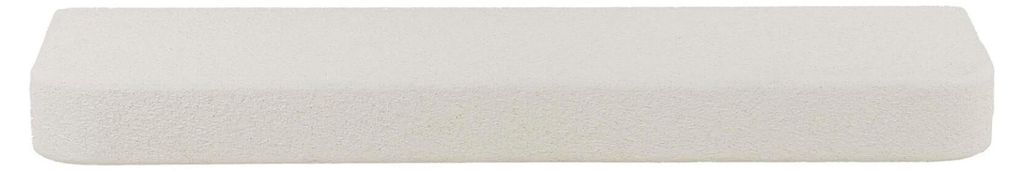 FURNLUX Wandregal Stein Weiss 100cm / Hauptfarbe: Weiß / Abmessungen: 100 x 8 x 29 cm