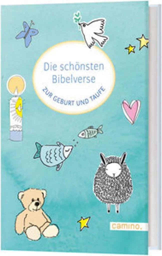 Recueil de versets bibliques illustrés pour la naissance de bébé