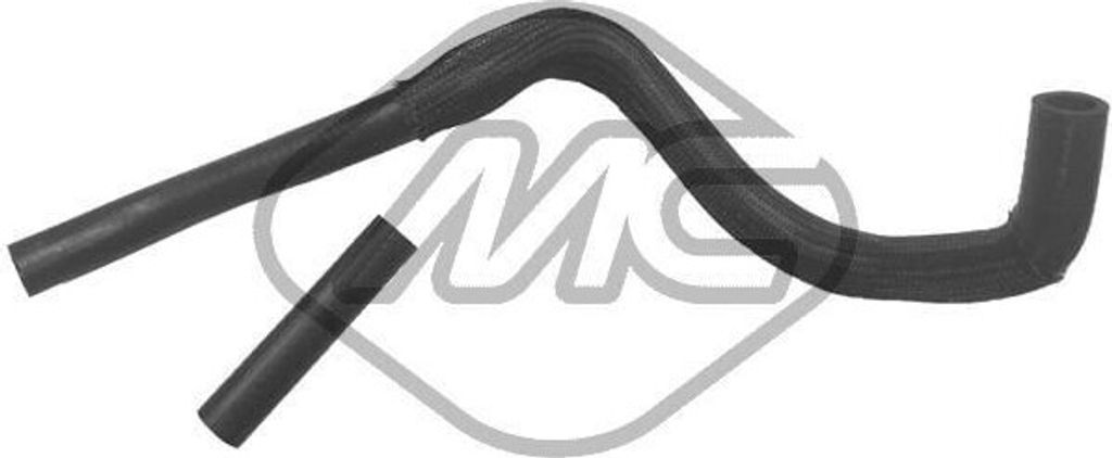 Metalcaucho Wärmetauscher-Schlauch 09198 passend für PEUGEOT EXPERT Kasten (VF3A, VF3U, VF3X) 0,16kg 160g