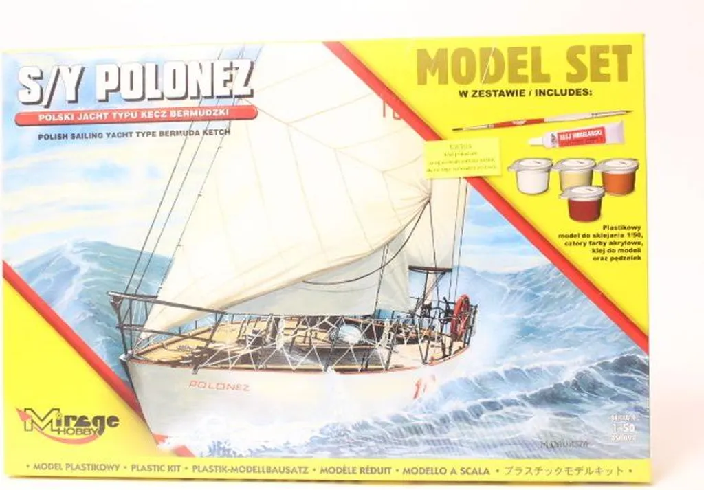 Maquette Yacht Polonez S09 Mirage 850094 kit complet sans manque