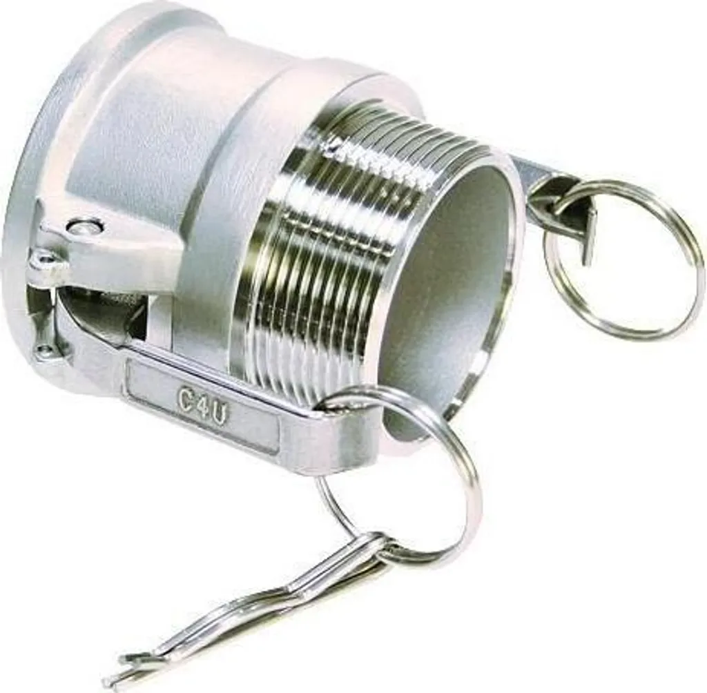 Kamlok Tipo B 47,80 mm Inox 1.4408 - Raccordo per Alte Pressioni 16 Bar