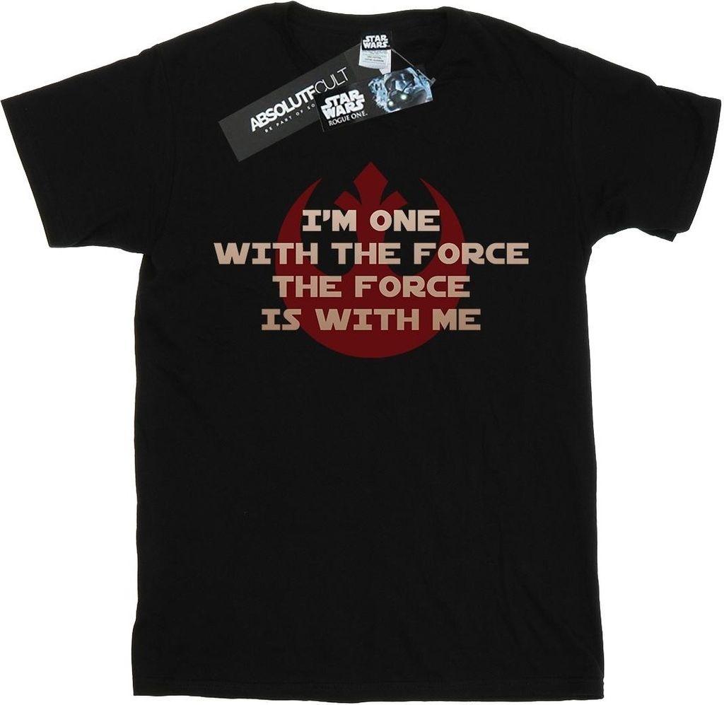Star Wars - "Rogue One I'm One With The Force" T-Shirt für Herren BI45645 (XL) (Schwarz)