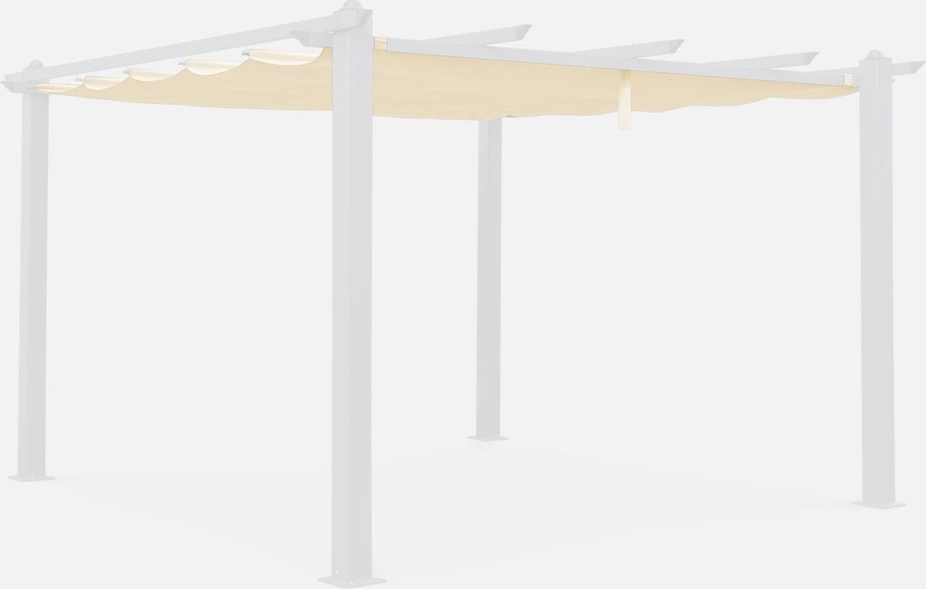 sweeek - Dachplane für Pergola 3x4m - Condate - Ecru