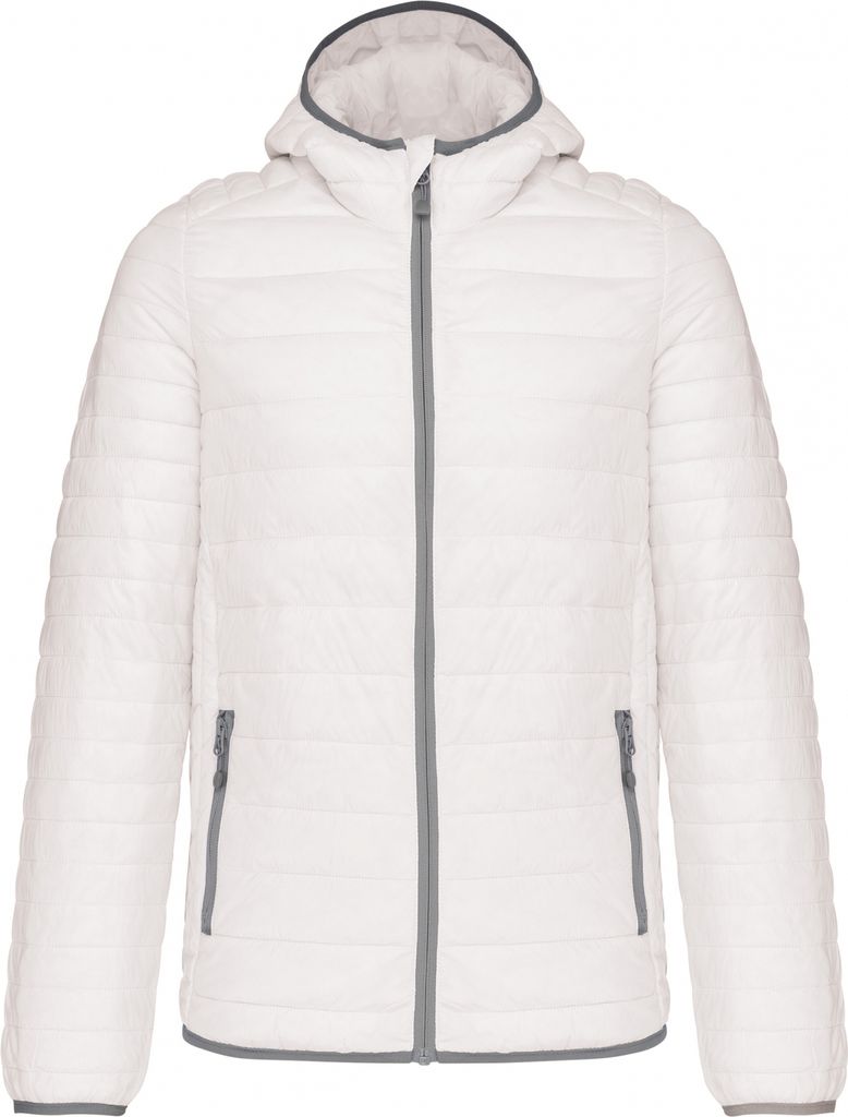 Kariban - Steppjacke mit Kapuze für Herren PC6548 (3XL) (Weiß)