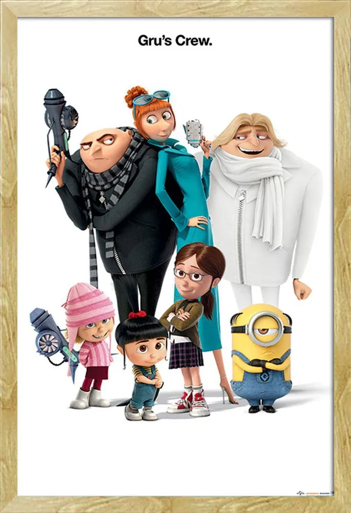 Maxi Poster Despicable Me 3 Incorniciato Shinsuke Faggio 61x91,5cm