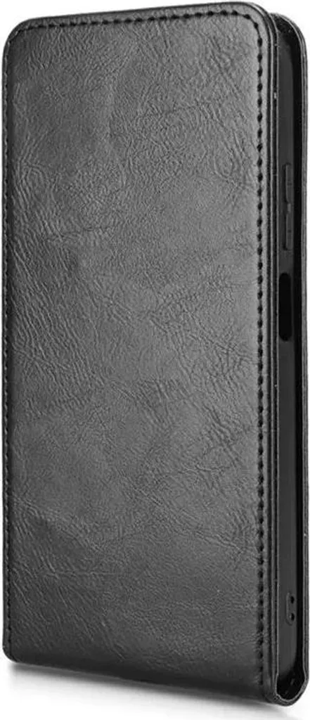 Custodia per Motorola Moto G05 / Moto E15 - Cover portafoglio Phonesta Leather Vertical Flip - Nero