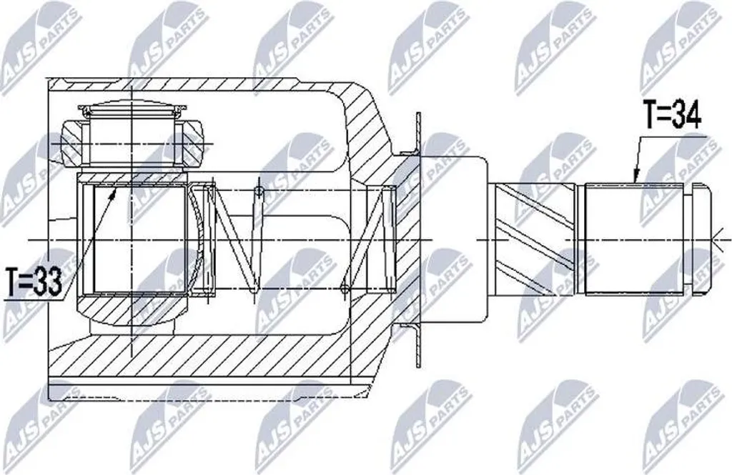 Kit joints de transmission NTY haute résistance compatible OE 391010433R