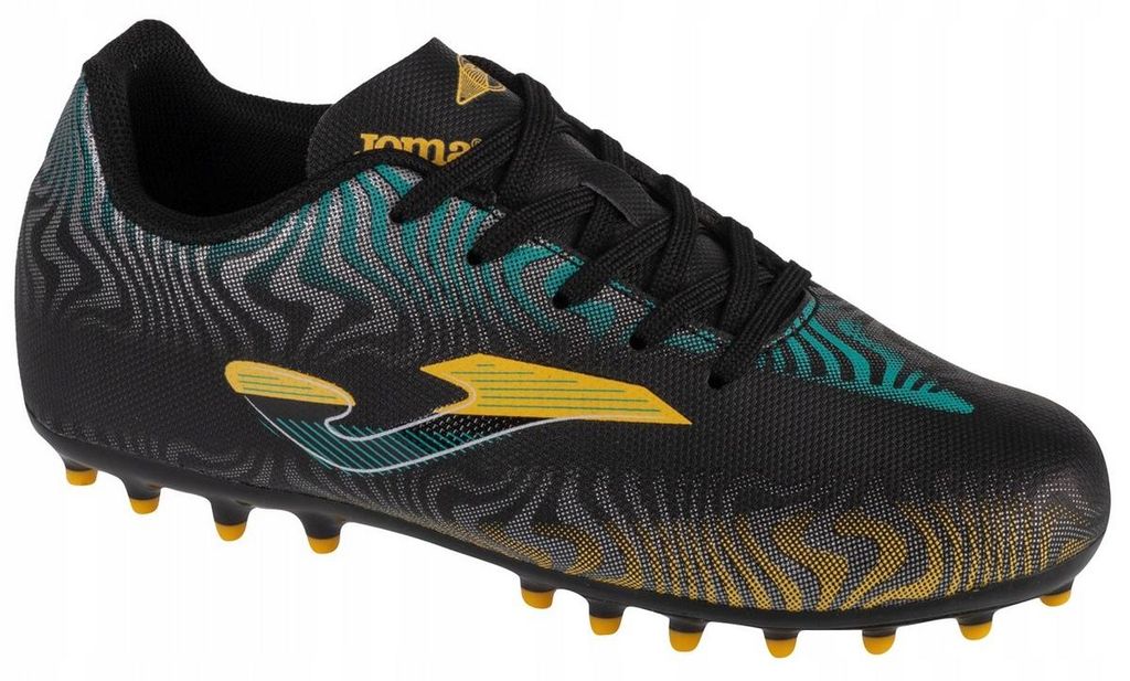 Joma - Kinder Fußballschuhe mit festem Boden "Evolution" PP6892 (38 EU) (Schwarz)